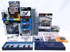 Britains, Corgi, Atlas Edition and similar, a boxed and partly boxed Military, Aviation and Nauti...