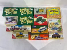 Corgi, a mixed boxed group to include Island Transport Bedford OB Coach, British Road Services va...