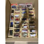 Lledo Days Gone, a boxed group to include Model T Ford vans, steam wagons and buses, with example...