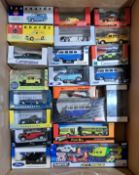 Vanguards, Atlas, Corgi, Schuco and similar, a boxed and partly boxed group comprising of Promoti...