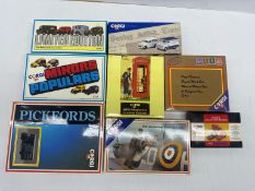 A boxed group of Corgi die-cast model sets