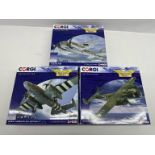 A boxed group of 1:72 scale die-cast aircraft models by Corgi Aviation Archive