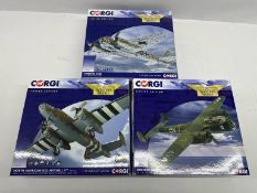 A boxed group of 1:72 scale die-cast aircraft models by Corgi Aviation Archive
