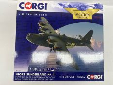 A boxed limited edition die-cast aircraft model by Corgi The Aviation Archive