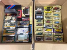 Corgi, Corgi Classics, EFE, Lledo, Dinky and others, a large mixed (boxed and unboxed) group to i...