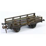 Carette for Bassett-Lowke O gauge LNWR Open Carriage Truck, catalogue reference 13429/35