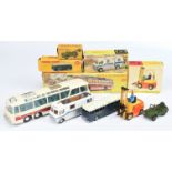 Dinky Toys A Group Of 5 - (1)280 Midland Mobile Bank, (2) 283 Airport Coach "BOAC", (3) 404 Fork ...