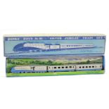 Dinky Toys Pre-War 16 "Silver Jubilee" LNER Train Set To Include Locomotive and 2 X Carriages - T...