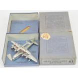 Dinky Toys Pre-War 63 Mayo Composite Aircraft - Silver, dark roller, With "G-A DHJ & G-A DJK" Let...