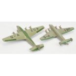 Dinky Toys Aircraft A Pair - (10  62p Armstrong Whitworth Air Liner - Grey with green flashes,
