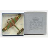 Dinky Toys Pre-War 62t Armstrong Whitworh "Whitley" Bomber - Camouflage Green and brown