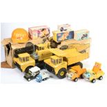 Tonka Pressed Steel and Plastic Issues A Group Of 6 To Include 4 X Mini-Tonka - Quarry Truck, Jee...