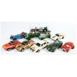 Scalextric Slot Car Group Of 10  To Include - Mini, Vintage Bentley, Stock Car, Porsche Turbo, Fo...