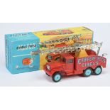 Corgi Toys 1121 "Chipperfields Circus" Scammell 6-Wheeled Crane Truck - Red, blue including hubs