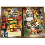 Britains & Others Large farm Related Group To Include - Cattle Truck, Horse Box, Implements and a...