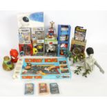 MB Games Donkey Kong board game and mixed TV and film related collectibles including 1. Funko Pop...