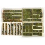 A Large Group of Painted Metal Wargaming Figures. Most appear to be 20-30mm scale and depict Napo...