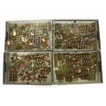 A Group of Painted Metal Wargaming Figures. Most appear to be 25mm scale and depict Seven Years’ ...