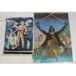 Star Wars vintage promotional posters x4