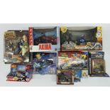 Mcfarlane Toys, Character, Mattel, Tyco and similar a boxed mixed scale TV/Film related motorcycl...