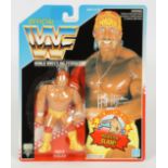 Hasbro vintage WWF Series 5 Hulk Hogan carded figure, an action figure. The origin…