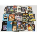 Assortment of Doctor Who large format hardback and softback reference books, comic strips, manual...