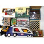 A mixed group of Toys, Games, Electronic items, Soft Toys, Puzzles, Modern Marbles and similar to...