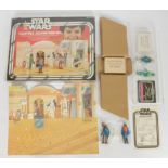 Kenner Star Wars Cantina Adventure set in SW box, instruction sheet, figures in se…