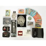 Assortment of Star Wars Millennium Falcon vintage and modern collectibles. Include…