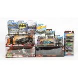 Jada, Hot Wheels and similar Batman diecast vehicle group comprising eleven items,…