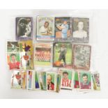 Trading cards and stickers, a group of sports and entertainment cards and stickers…