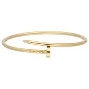 Cartier 'Juste un Clou' 18K Yellow gold bracelet