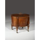 A Regency mahogany wine cooler in the manner of Gillows