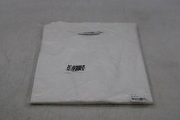 Trapstar Script T-Shirt, White/Pink, Size L