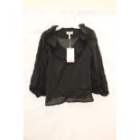 Though Women's Relaxed Fit Blouse, Black, Size 16
