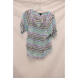 Talbots Striped Top, Multi, Size L