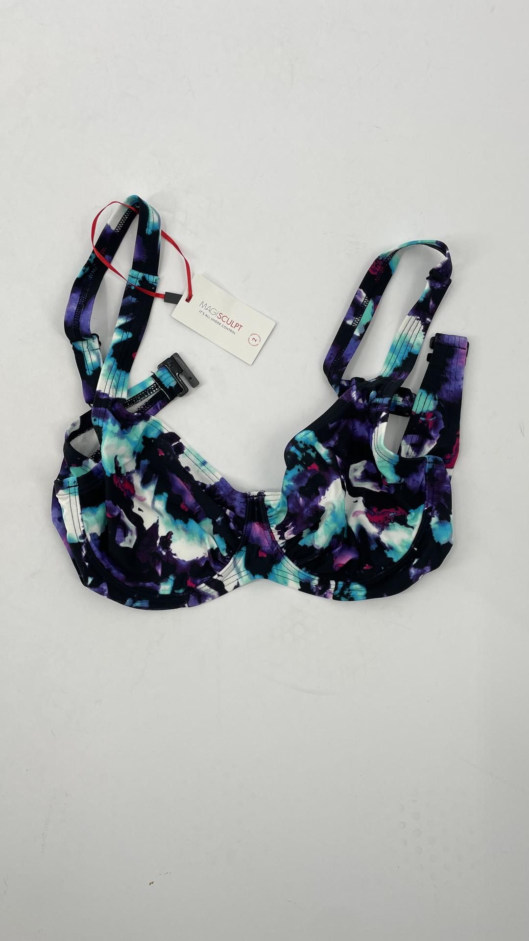 Two Magisculpt Women's Bikini Tops, Size UK 34C