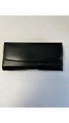 Unbranded Black Leather Clip Case for Phone and Cards