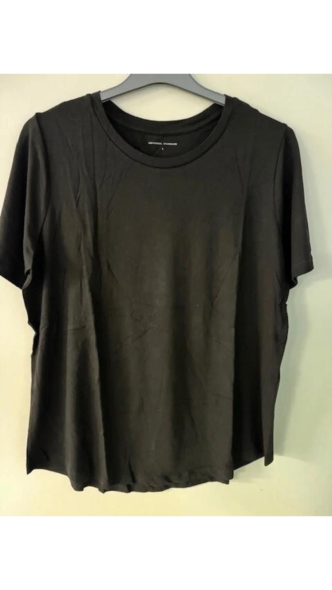 Universal Standard Women's T-Shirt, Black, Size S