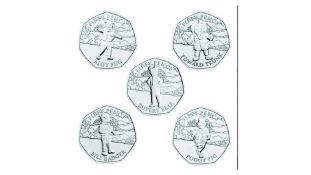 2020 IOM Set of five Rupert Bear 50p coins