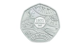 2021 Royal Mint Decimal Day 50p coin x 5