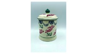 Bridgewater Red Cherubs Tea Cannister