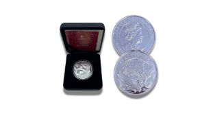 2021 St Helena Modern Chinese Trade Dollar 1oz Silver Proof Coin