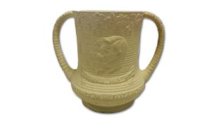 Sylvac Cream Loving Cup - King George VI Coronation 1937