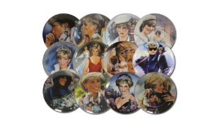 Princess Diana Decorative Plates - Set of 12