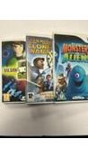 Three Wii Games to include 1x Monsters Vs Aliens, 1x Star Wars The Clones Wars and 1x Ben 10 Vilgax