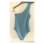 Bower Swimwear White Horse One-Piece, Sky, Size XS