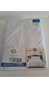 Cloe Louis Double Duvet Cover Plus 2x Pillowcase, White