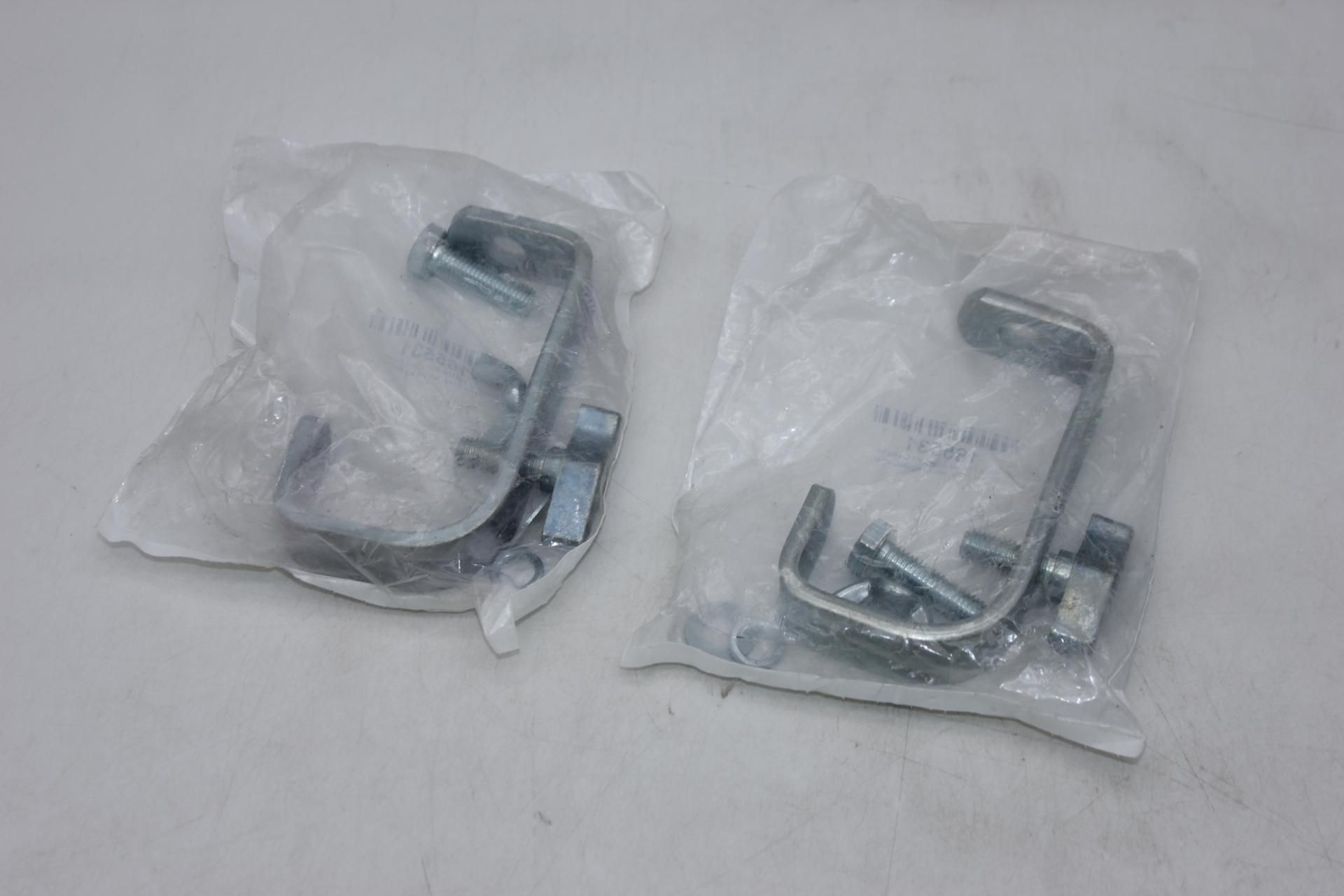 Eight Doughty T20104 Standard Hook Clamp for Vertical Suspension of Theatre Lighting and Other Equip