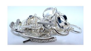 Assorted Sterling Silver Jewellery, 200g